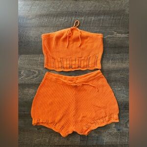 Two piece crochet outfit